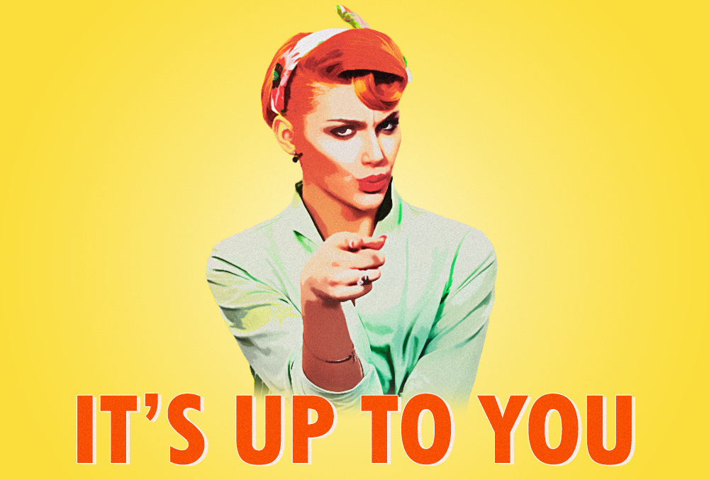 第22期： “It’s up to you.” —— 表示“你来决定”